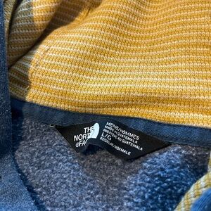 the north face hoodie blue